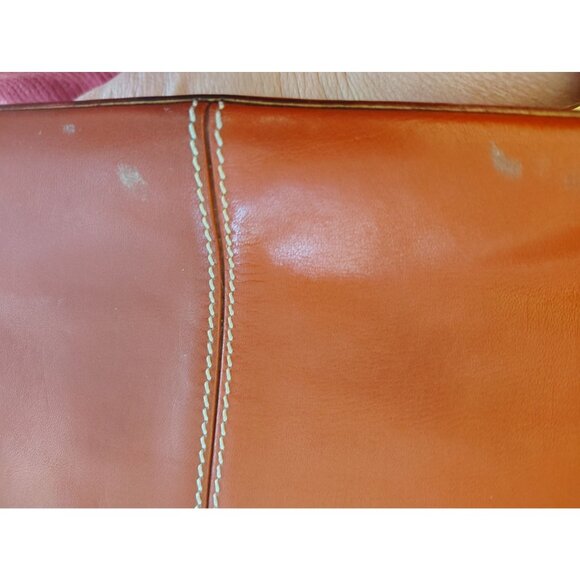 Vintage Kate Spade Red Leather Shoulder Bag, Handbag, Purse, Zip Close READ - Picture 8 of 8